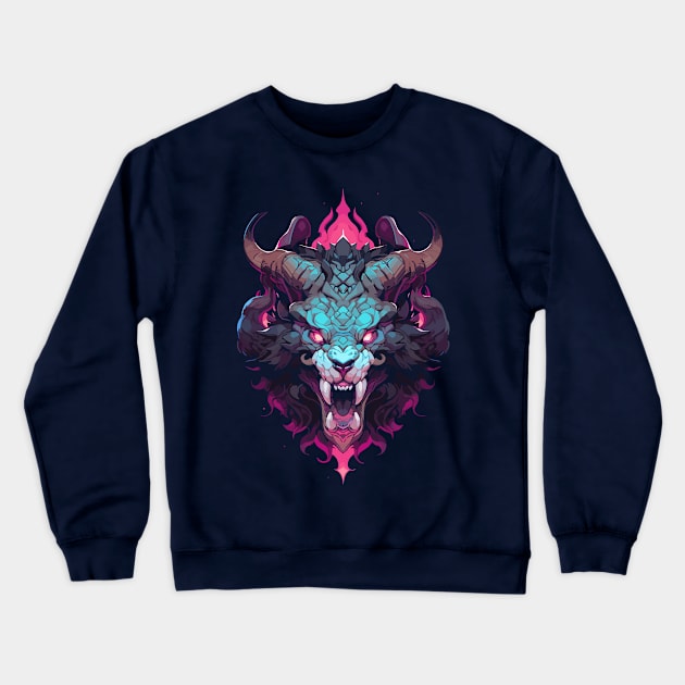 Behemoth Beast Crewneck Sweatshirt by crula